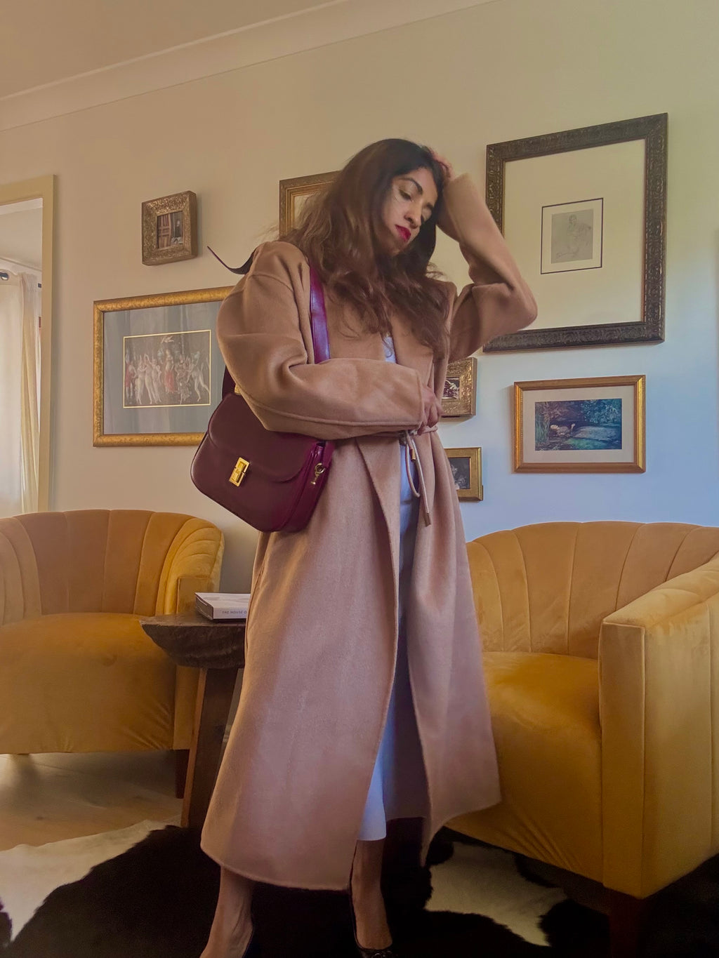 Husk Tuva Cashmere Coat - Camel
