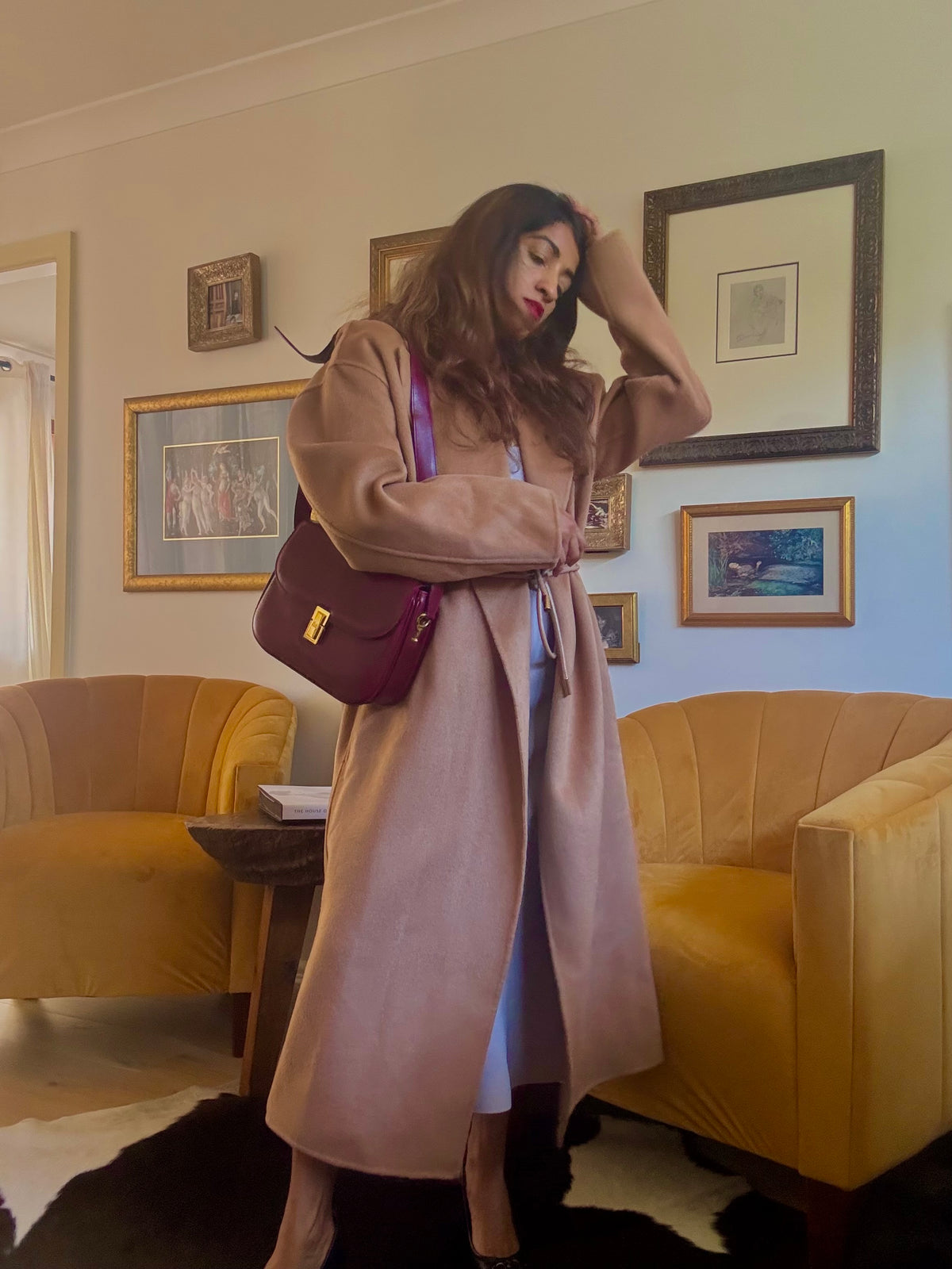 Husk Tuva Cashmere Coat - Camel