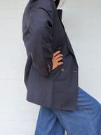 Authentic Dior Mohair Blazer - Navy