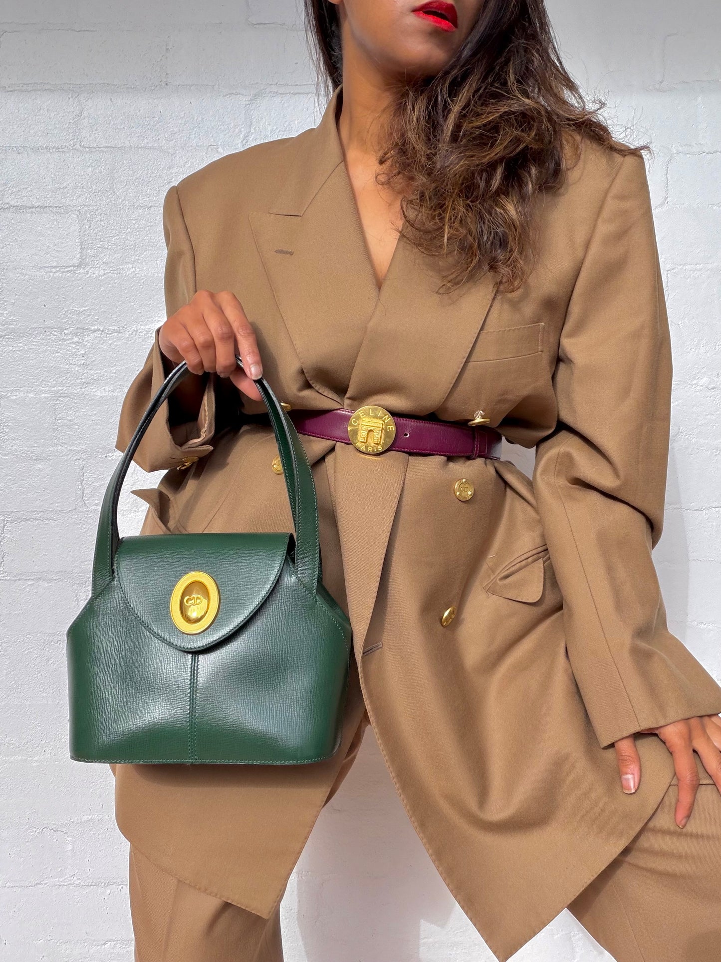 Vintage Christian Dior Bag - Green