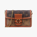 Louis Vuitton Dauphine Wallet on Strap Monogram Reverse