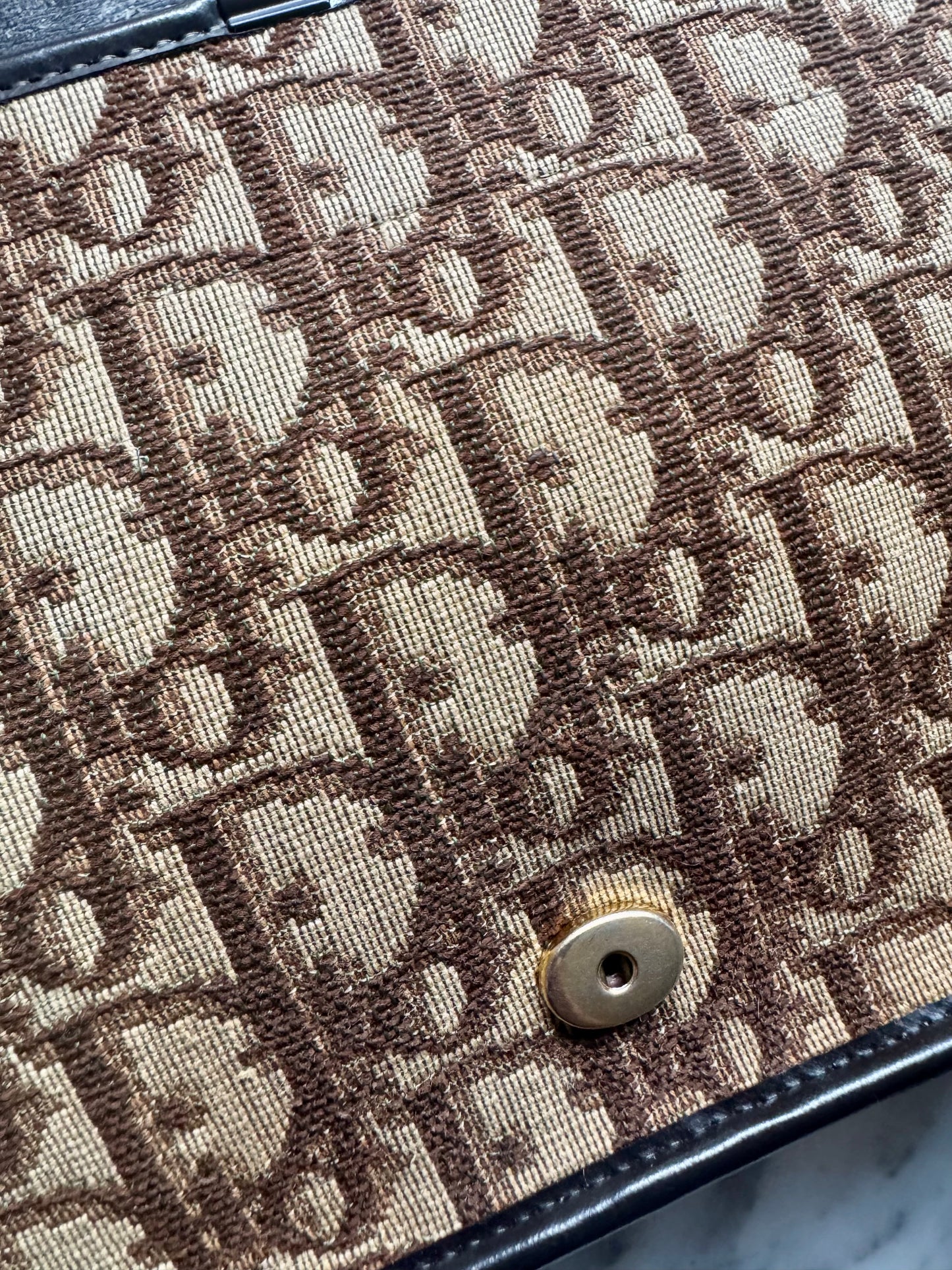 Rare Vintage Christian Dior Trotter Chain Shoulder Bag
