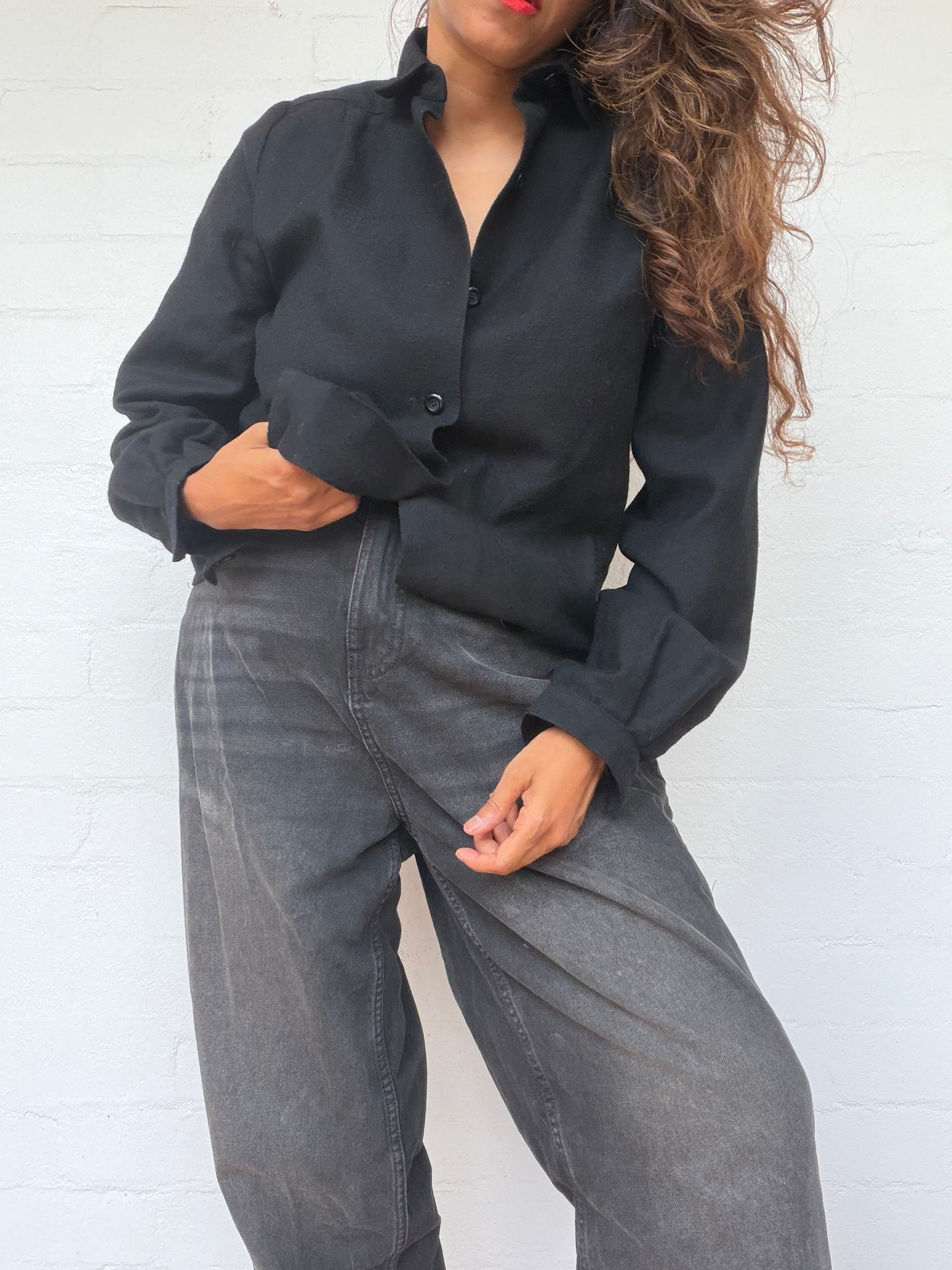 Vintage Christian Dior Shirt - Black