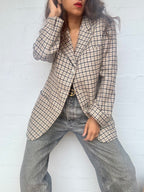Authentic Dior 90's Check Blazer