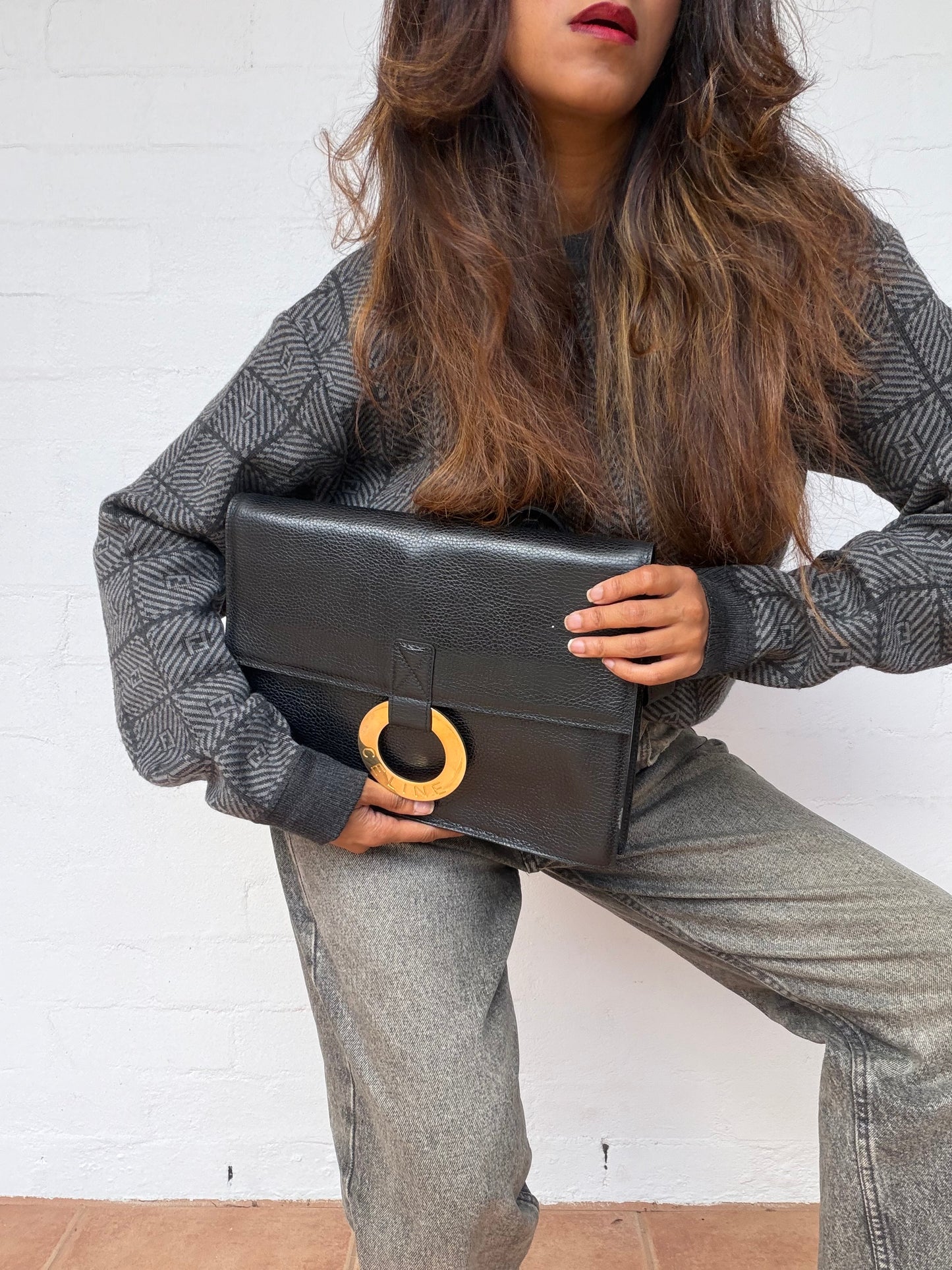 Rare Authentic Vintage Circle logo Bag