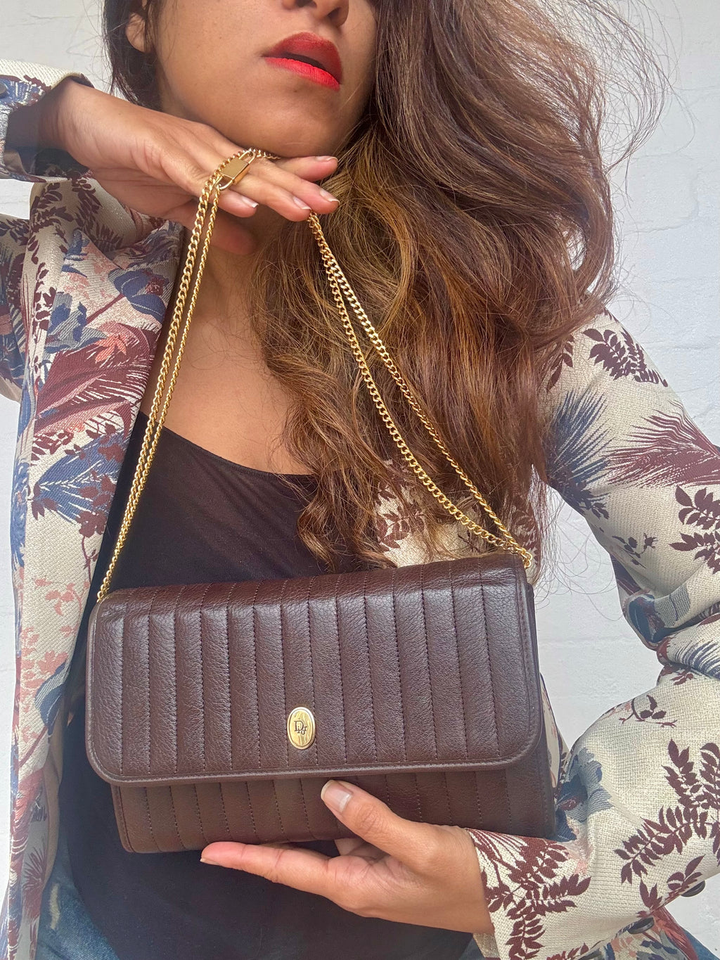 Super Rare Christian Dior Chain Shoulder Bag