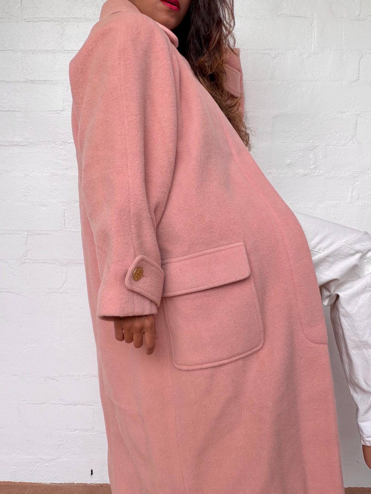 Rare Vintage Chanel Wool Coat - Blush Pink