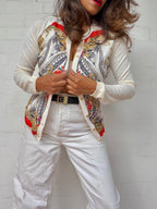 Versace Silk Knit Cardigan