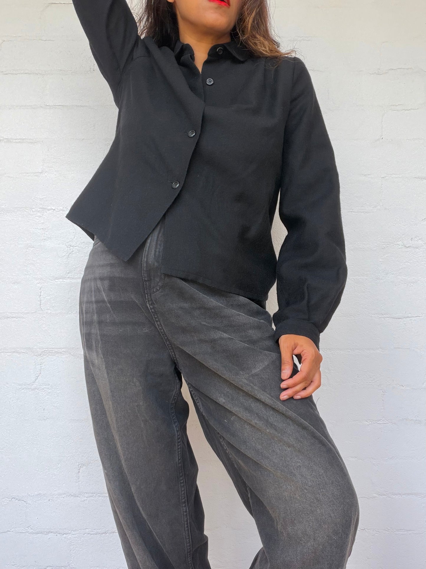 Vintage Christian Dior Shirt - Black