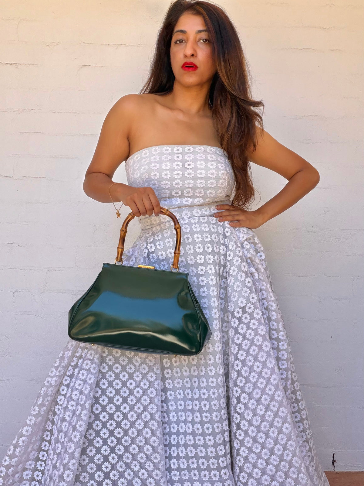 Gucci Tom Ford Bamboo Hand Bag