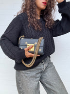 Authentic Gucci Padlock Bee Star Shoulder Bag