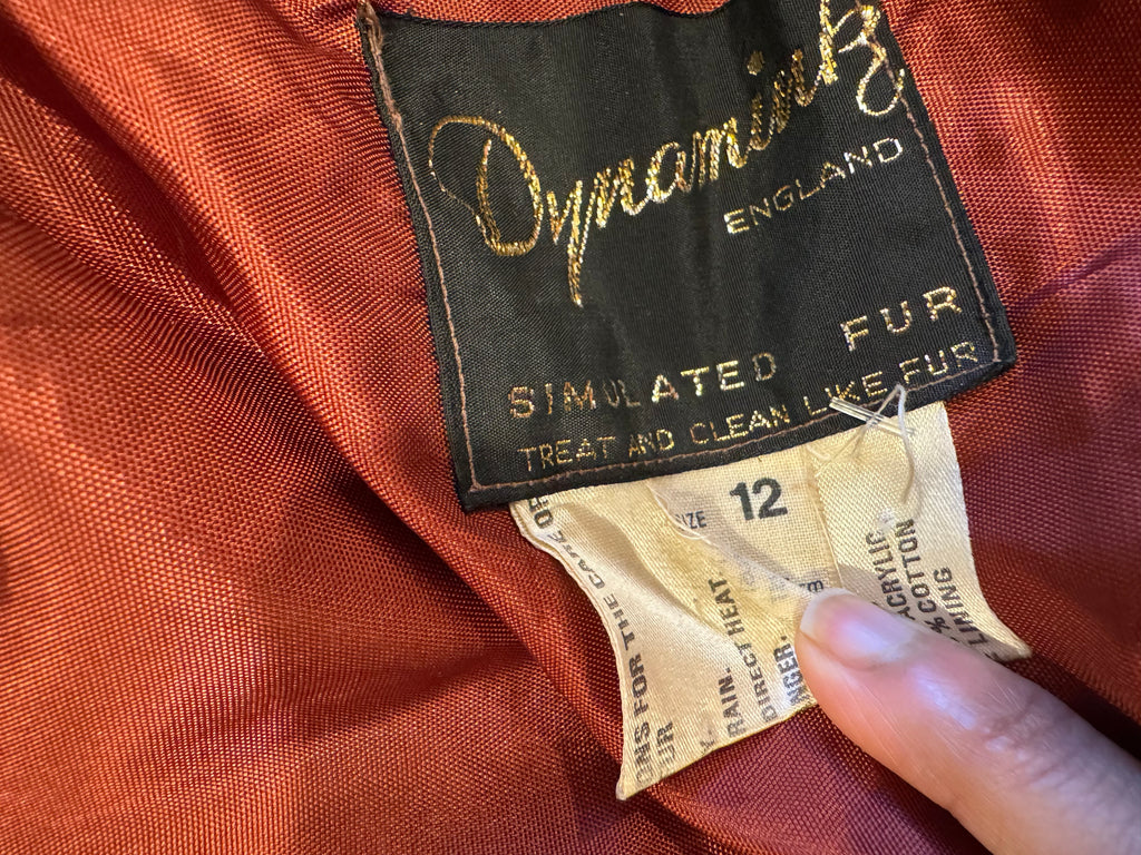 Vintage Faux Fur Jacket