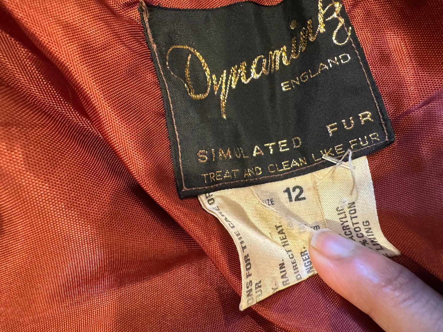 Vintage Faux Fur Jacket