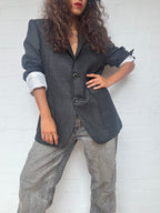 Balmain Check Blazer