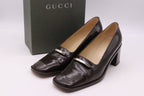 Brown Gucci Pumps with Box