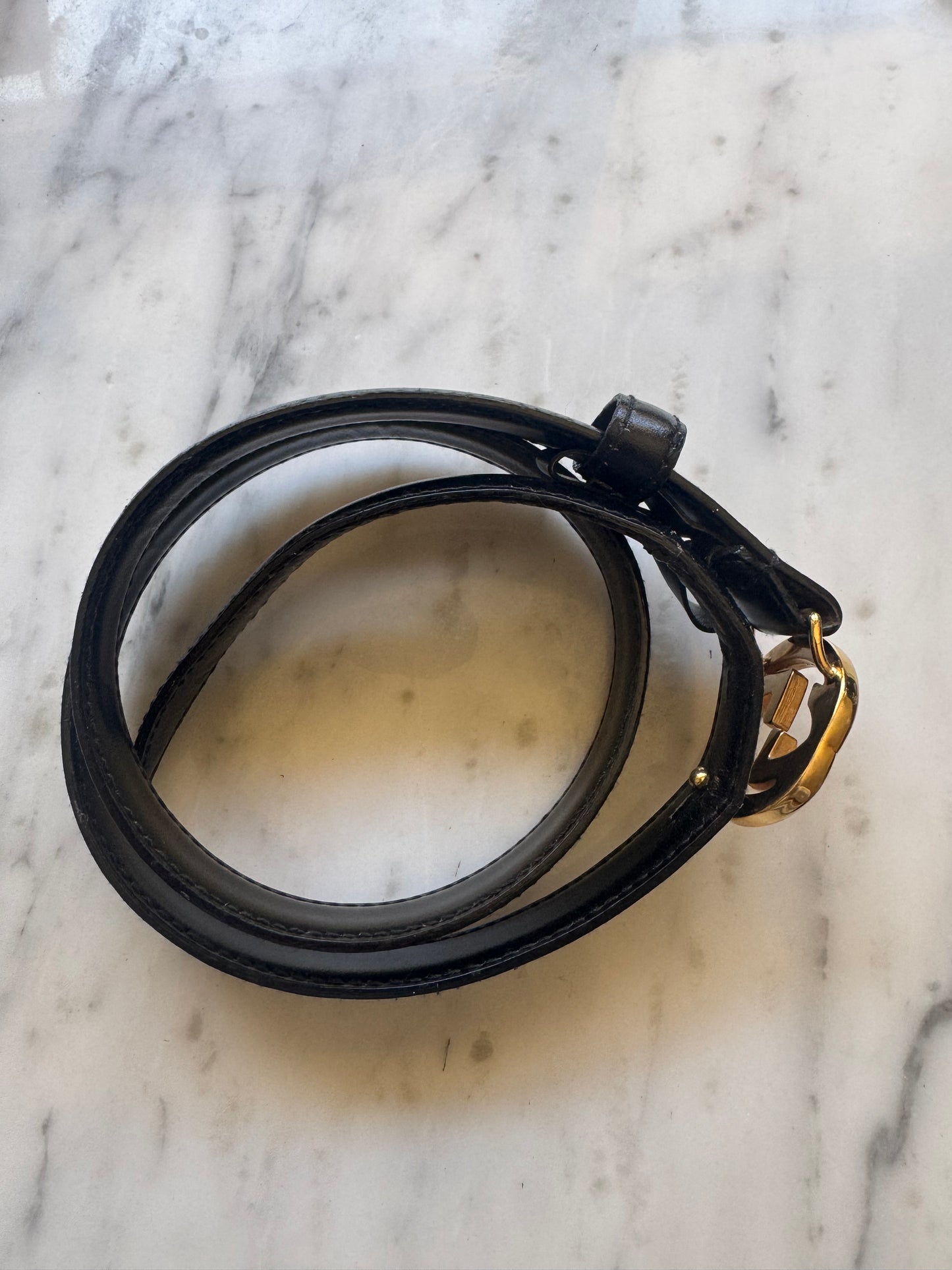 GUCCI Interlocking Leather Belt