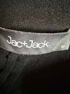 Jac + Jack Long Wool Coat - Black