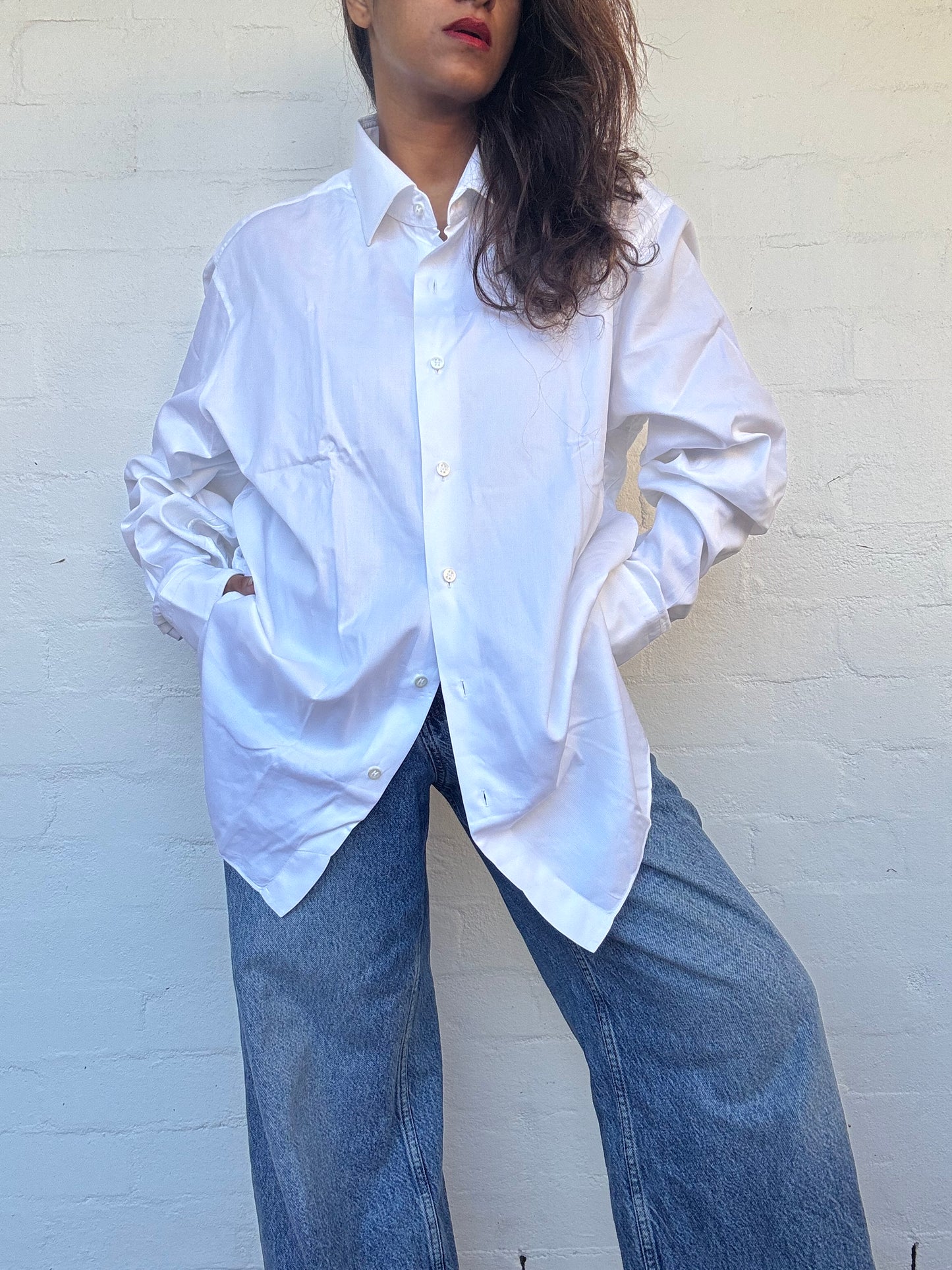 Hermes White Cotton Shirt