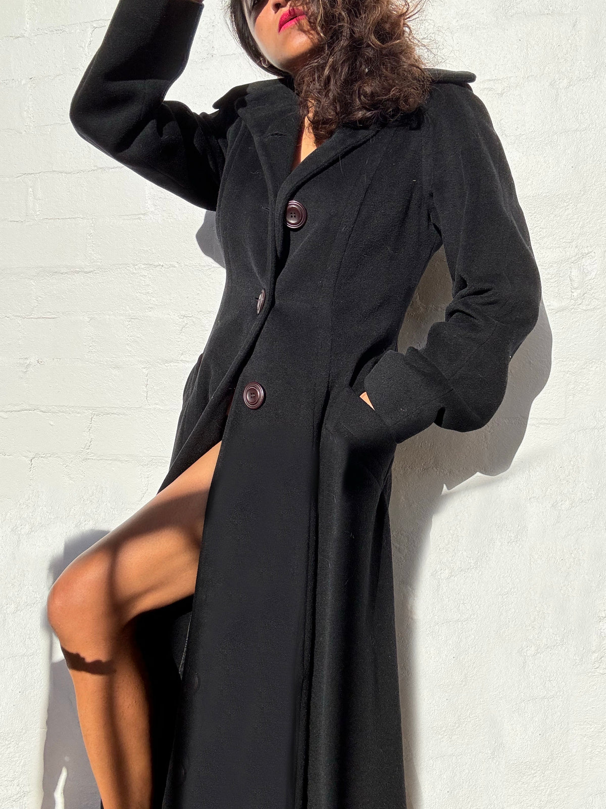 Vintage Mohair Blend Coat