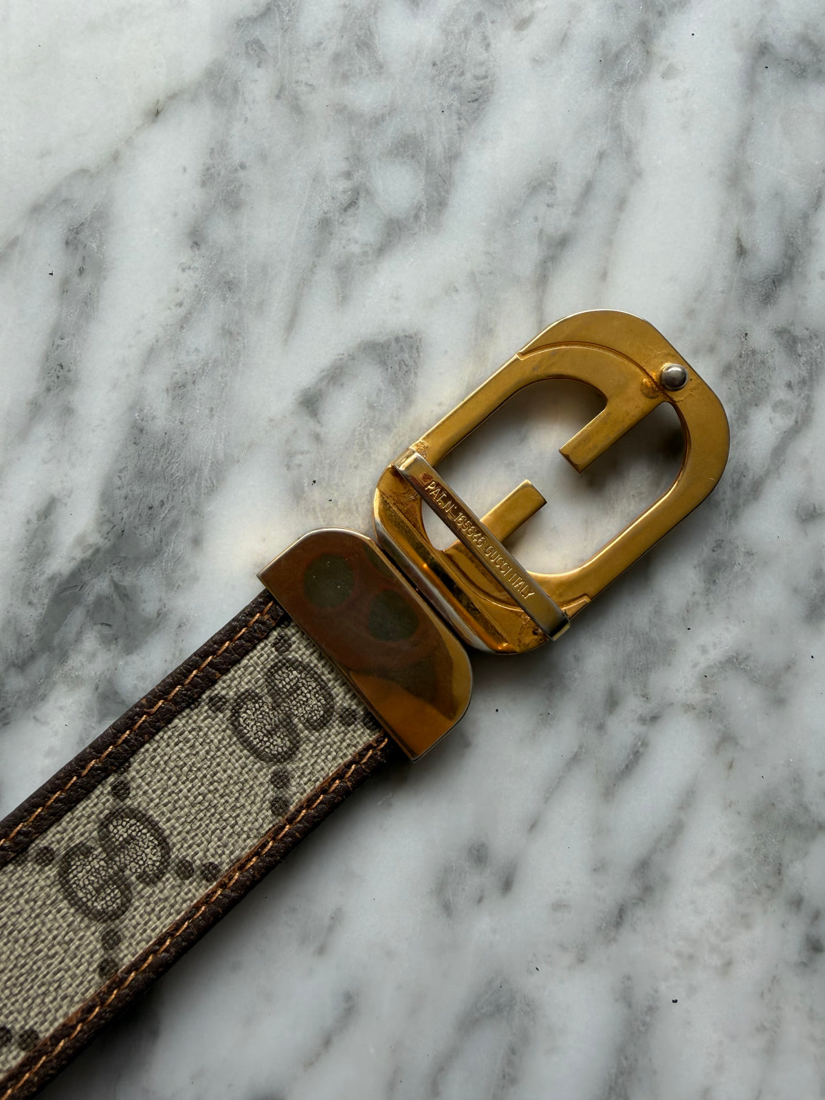 Vintage Gucci Reversible Monogram Belt