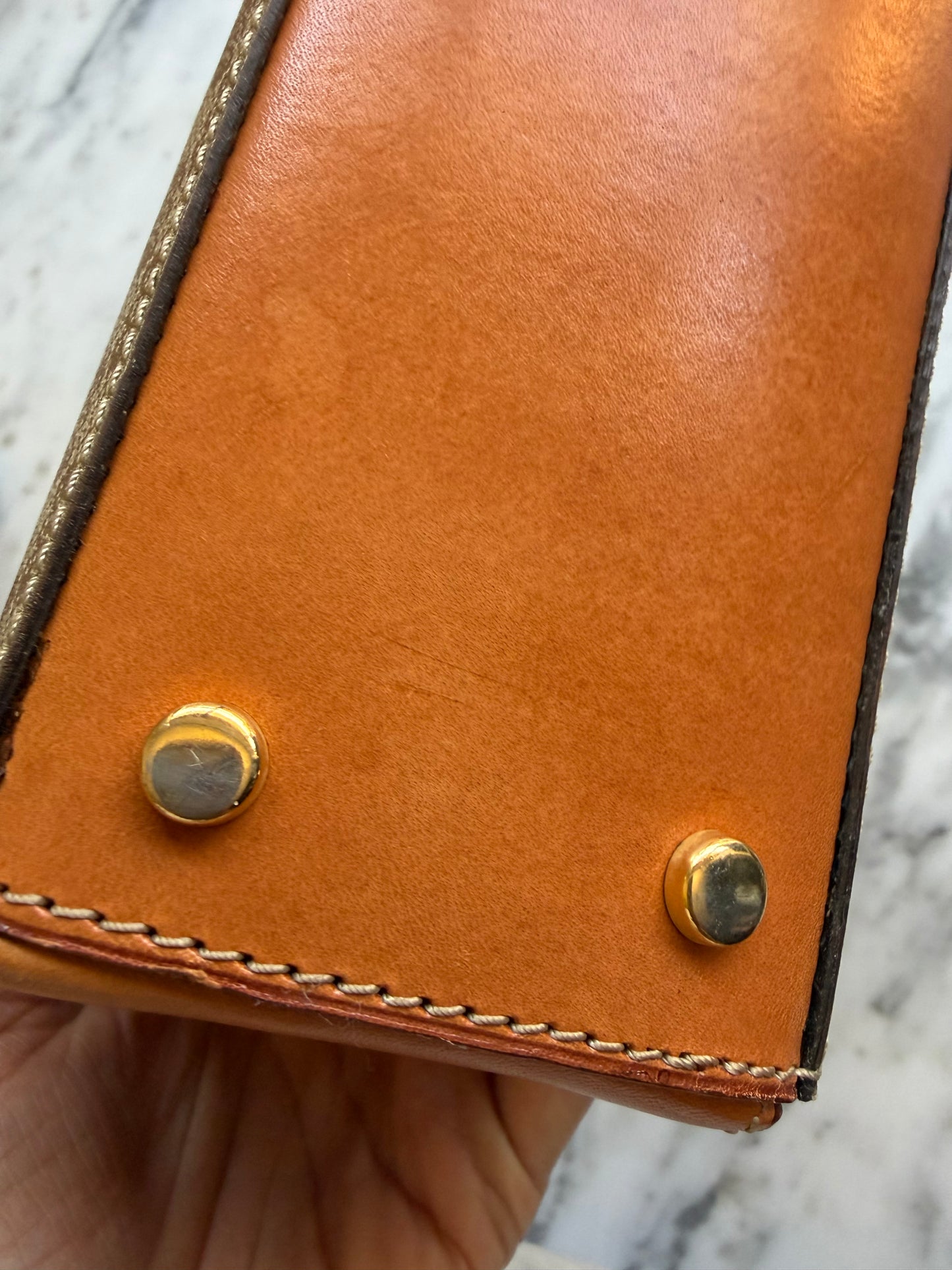 Vintage Celine Macadam Top Handle Bag