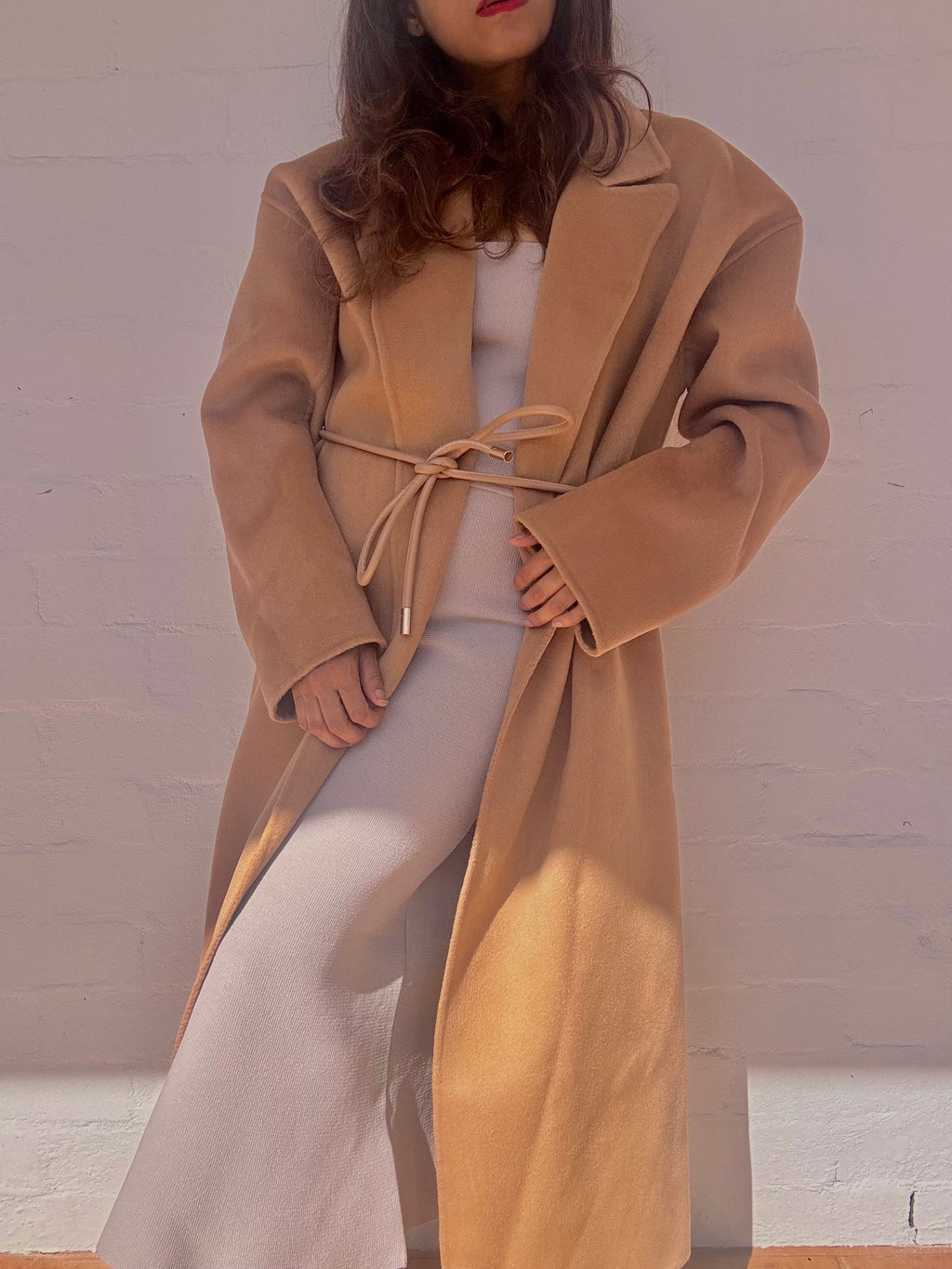 Husk Tuva Cashmere Coat - Camel