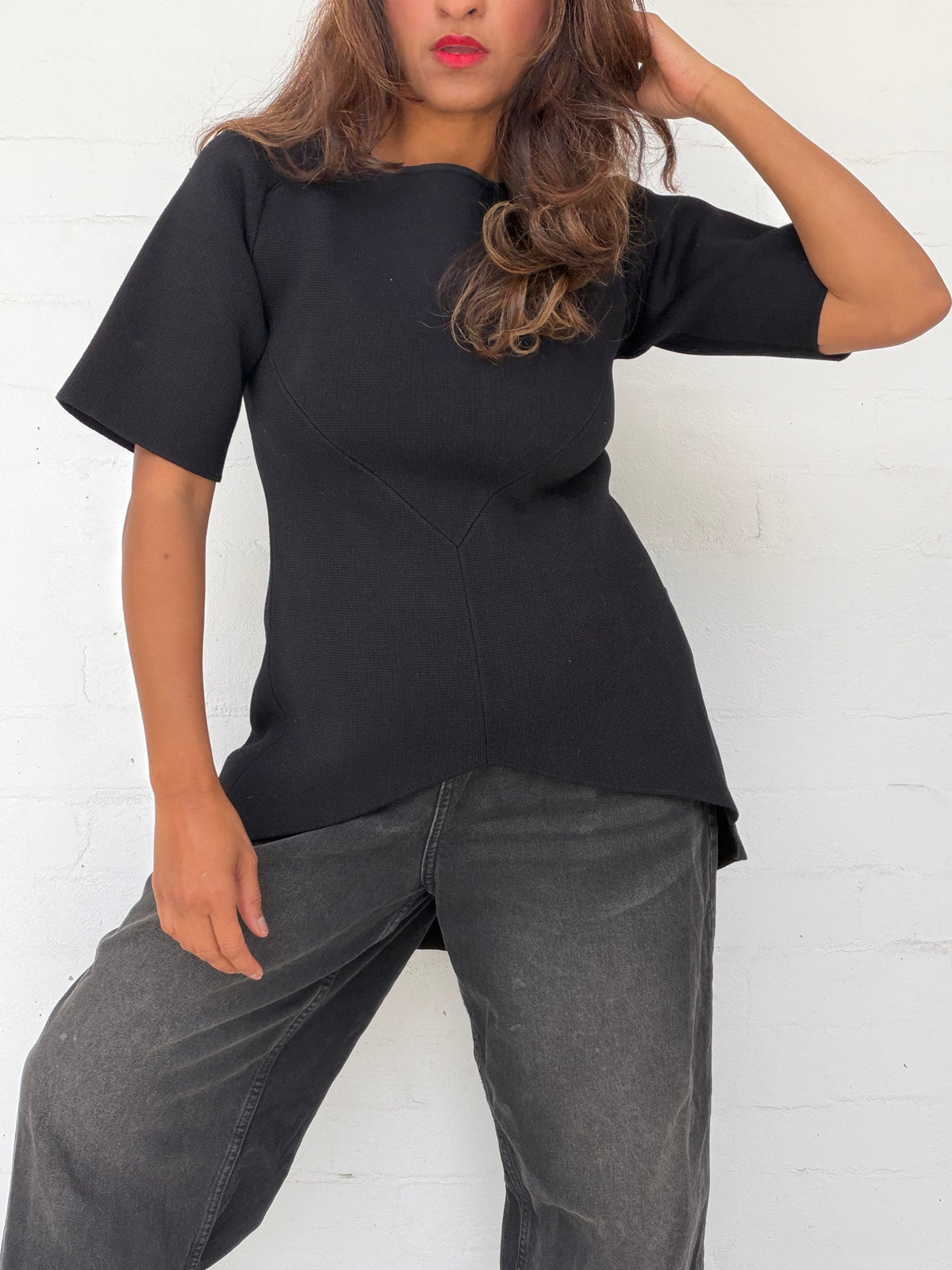 Scanlan and Theodore Knit Top - Black