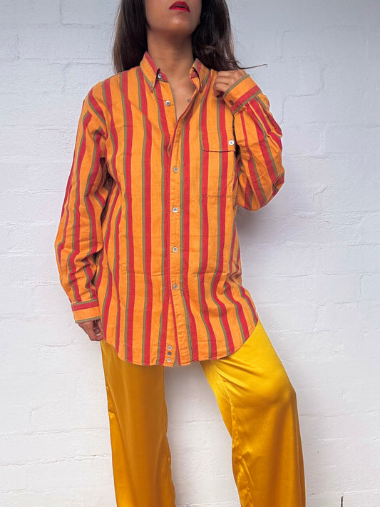 Vintage Dior Cotton Stripe Shirt