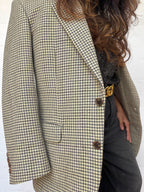 Vintage Christian Dior Houndstooth Blazer