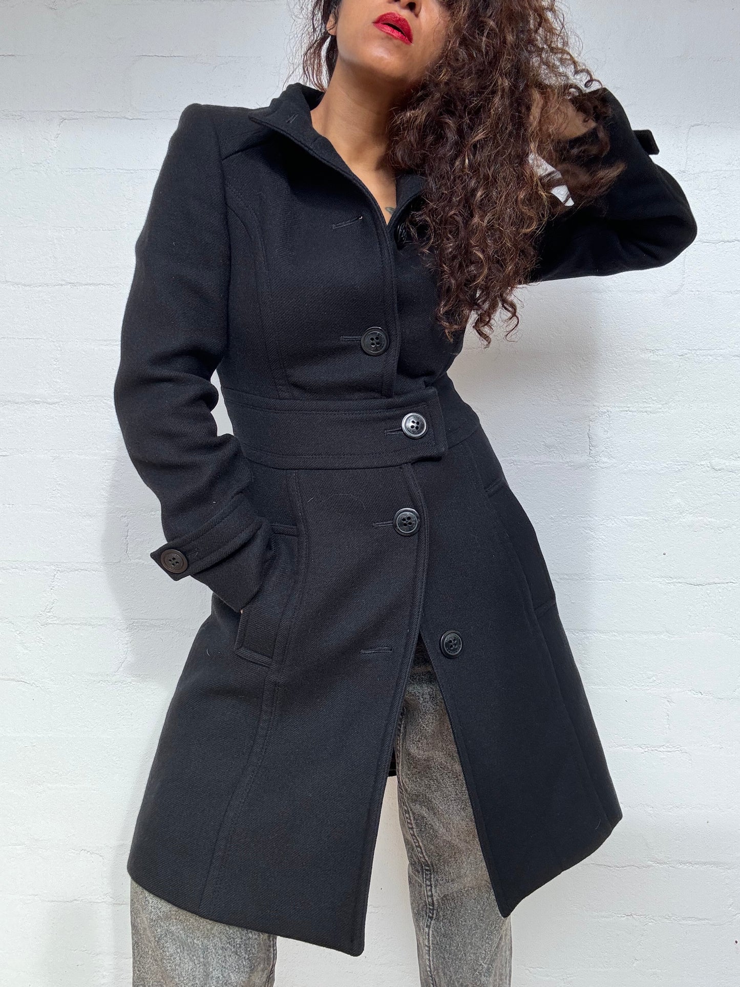 Burberry Angora Wool Coat