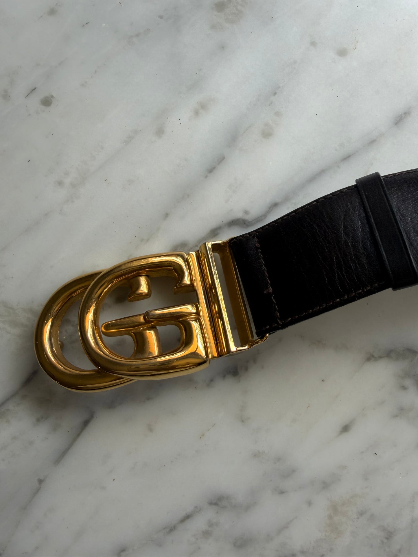 Vintage Gucci Belt - Dark Brown