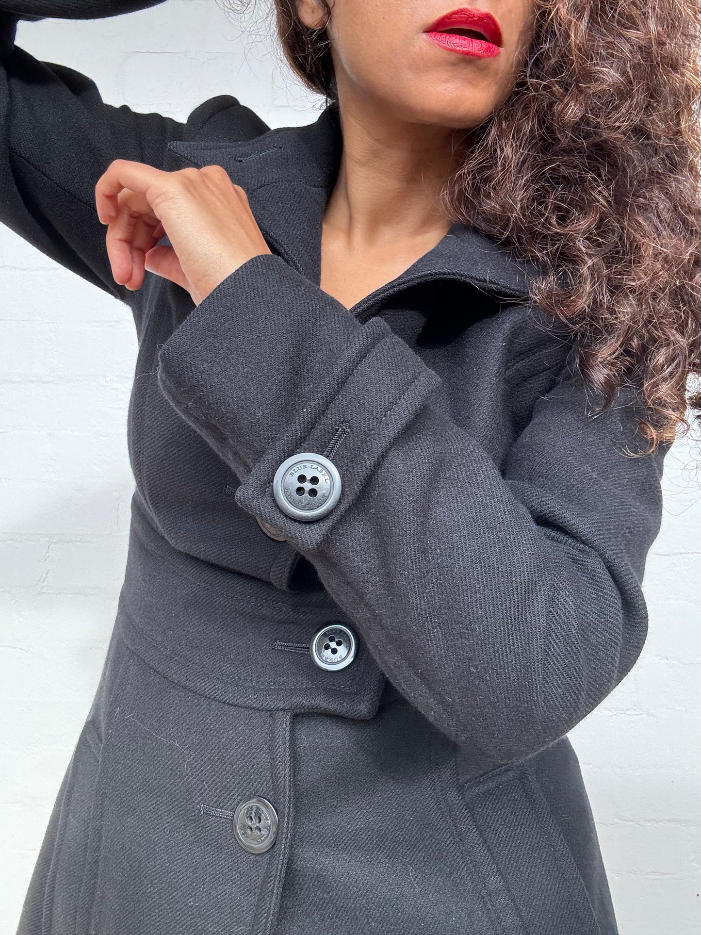 Burberry Angora Wool Coat