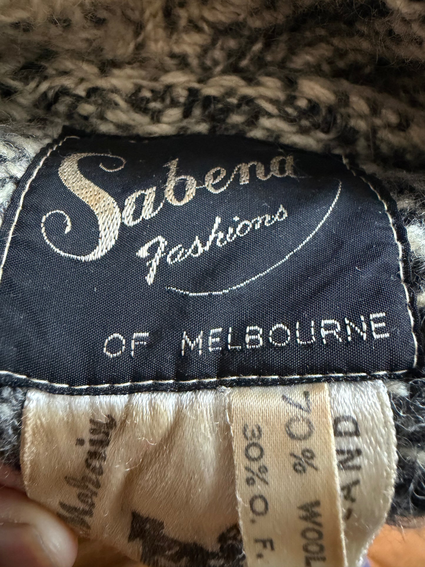 Vintage Reversible Mohair Coat -  Made in England