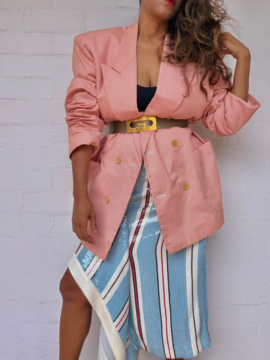 Rare Vintage CELINE Carriage Studded Belt