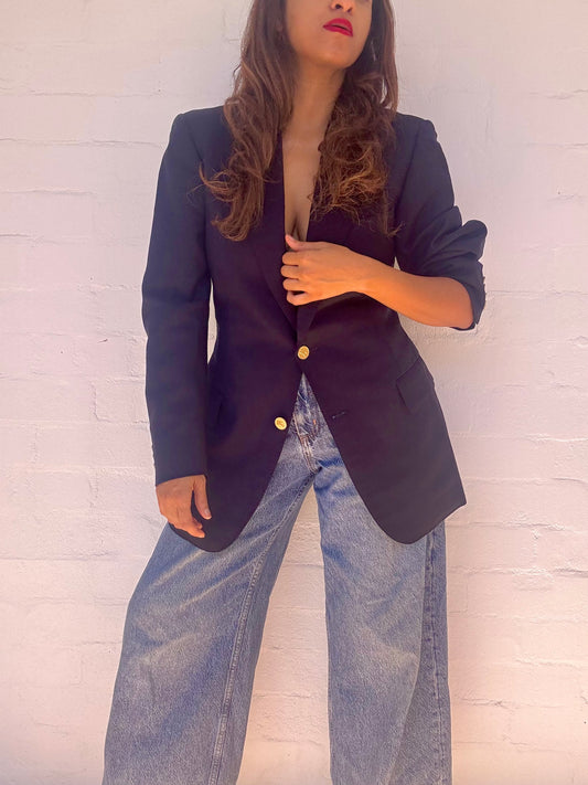 Vintage Burberry’s Mohair Blazer