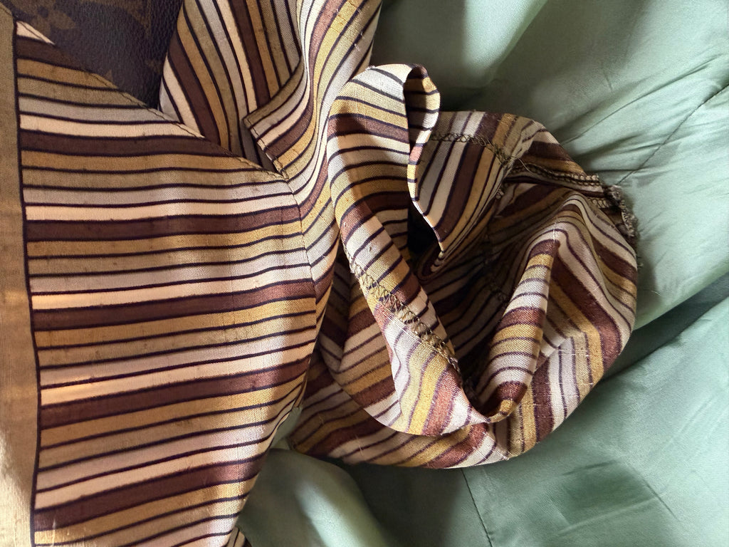 Vintage Miss Dior Striped Shirt Dress with Matching Belt