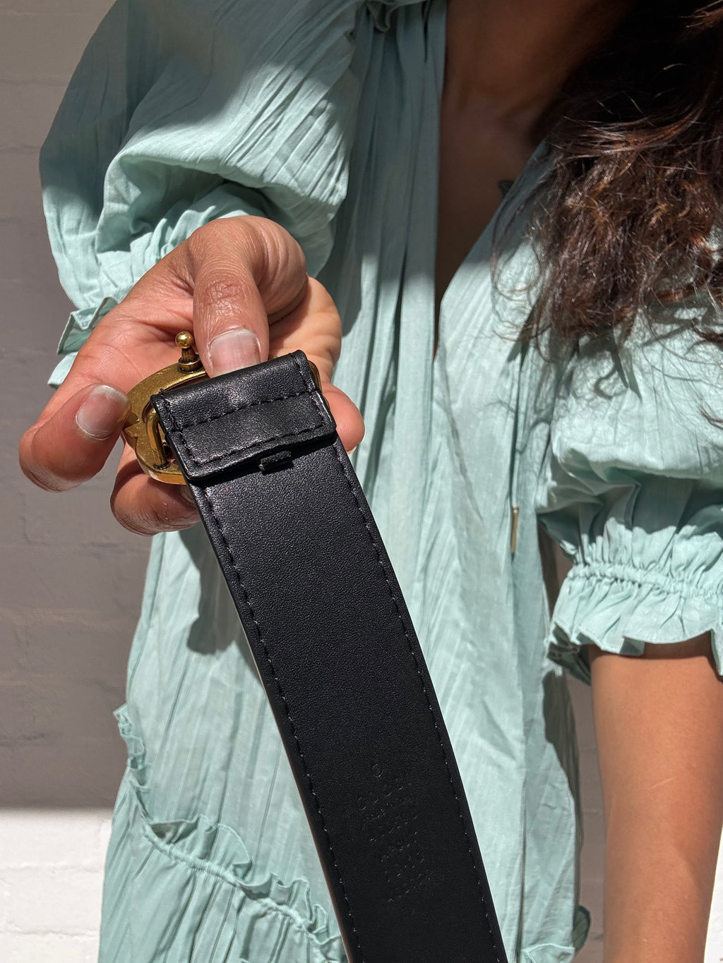 GG Leather Belt
