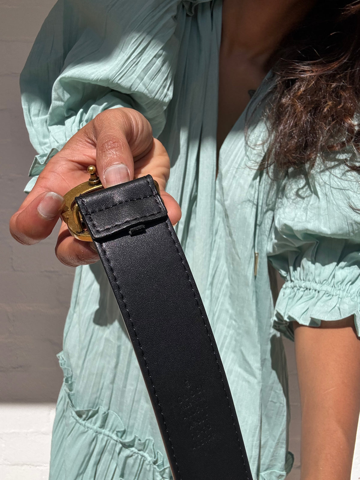 GG Leather Belt