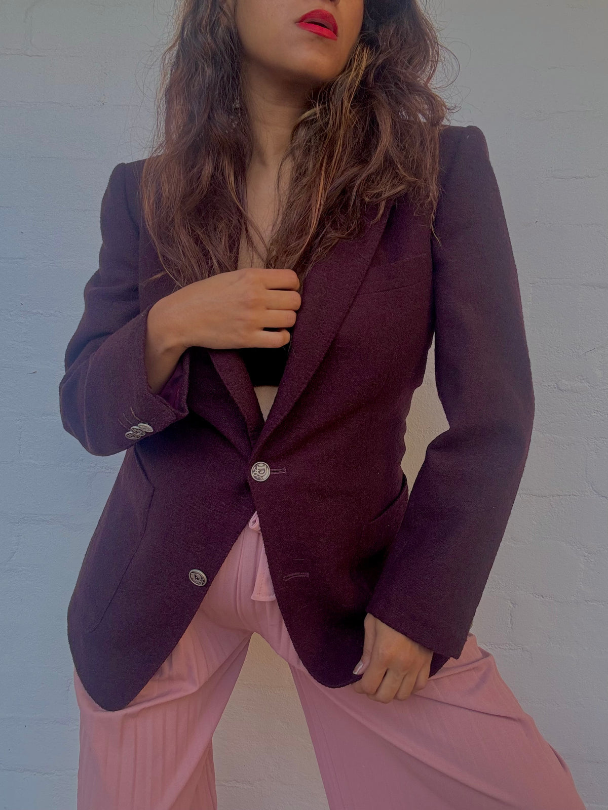 80's Vintage Dior Wool Blazer