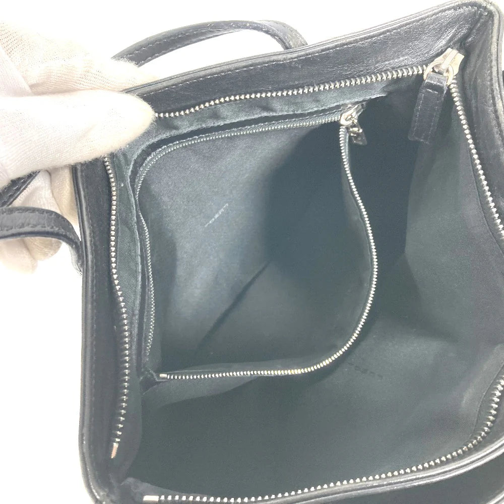 FENDI Leather Tote Bag - Black