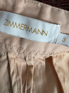 Zimmermann Linen Shorts - Oatmeal