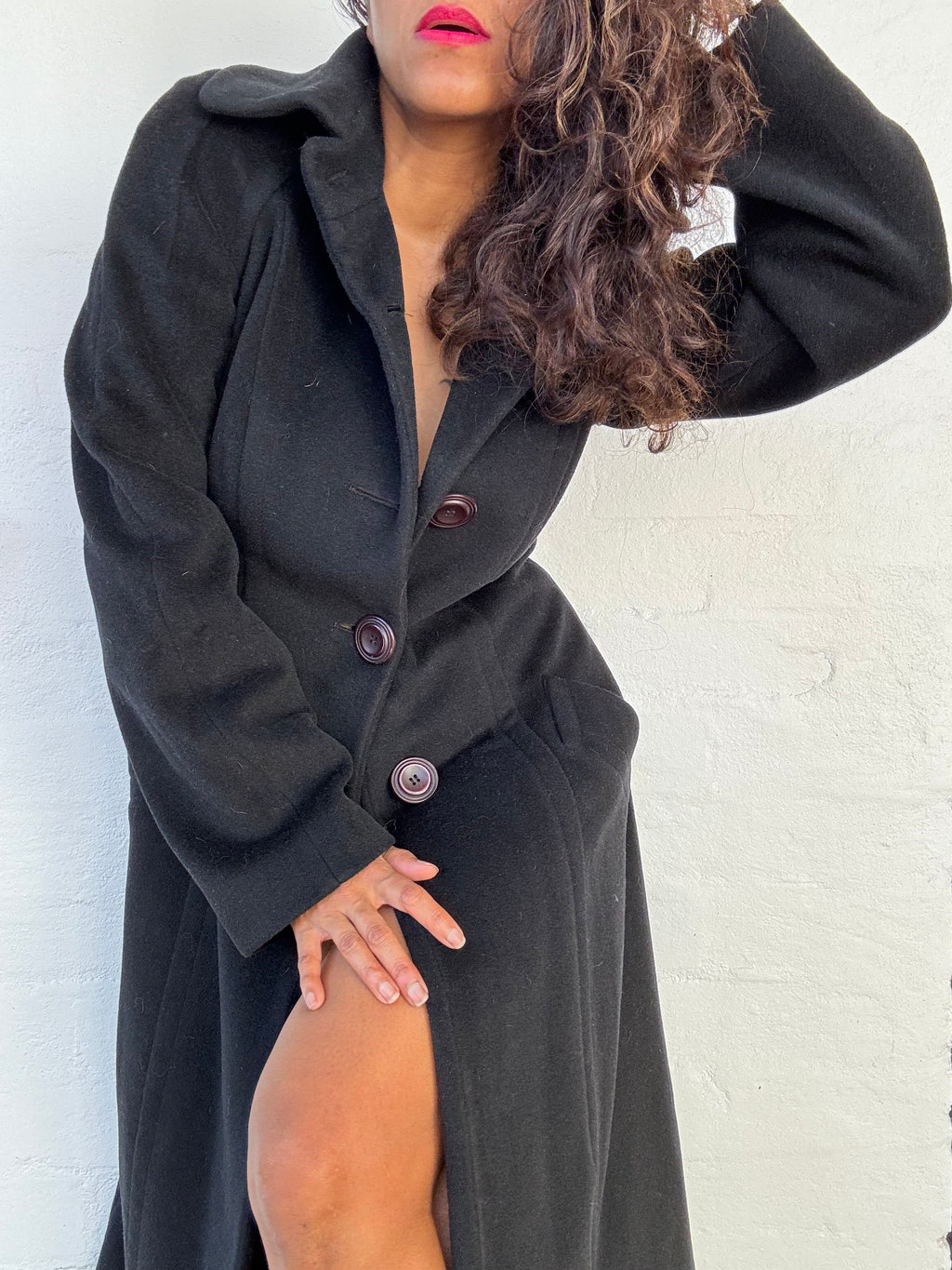 Vintage Mohair Blend Coat