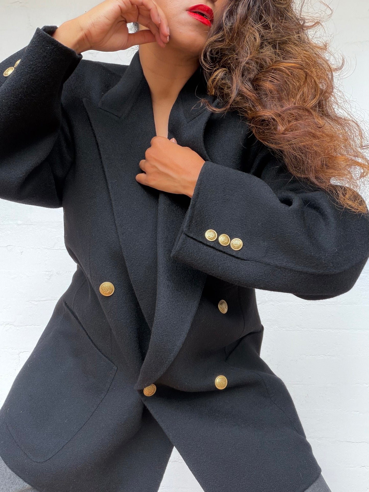 Rare Christian Dior Double-breasted tailored Blazer - Black