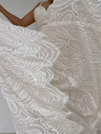 Madison James Paisley Lace Wedding Dress - Ivory