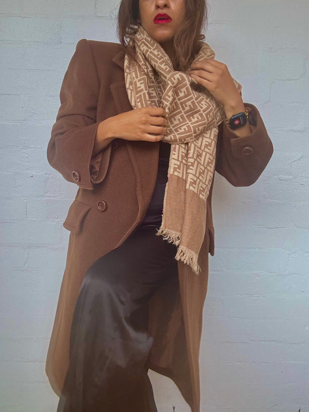 Vintage Fendi Wool Scarf