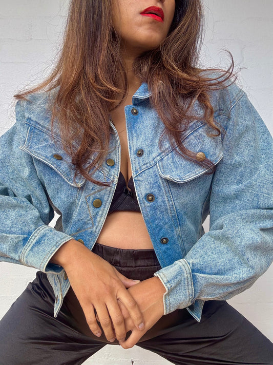 Posse - Cropped Denim Jacket