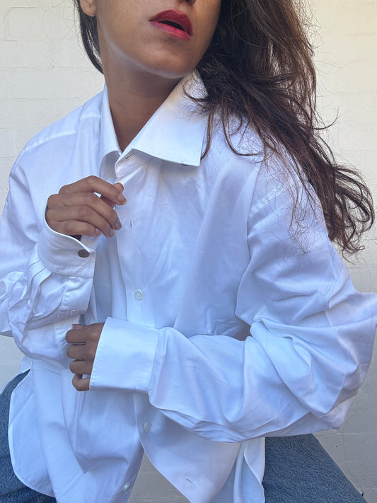 Hermes White Cotton Shirt