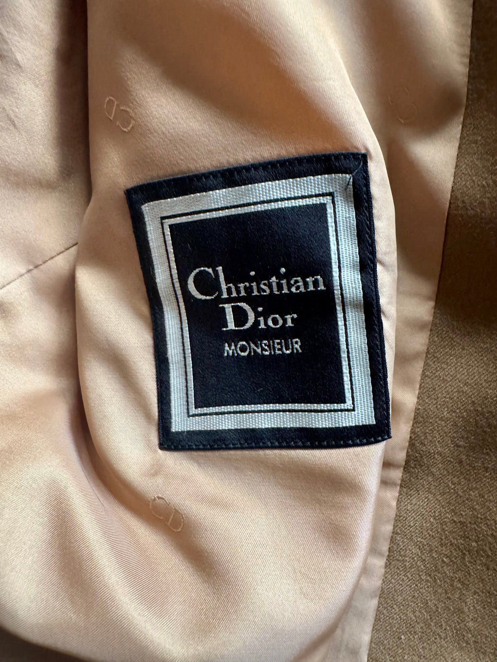 Vintage Dior Wool Blazer - Khaki