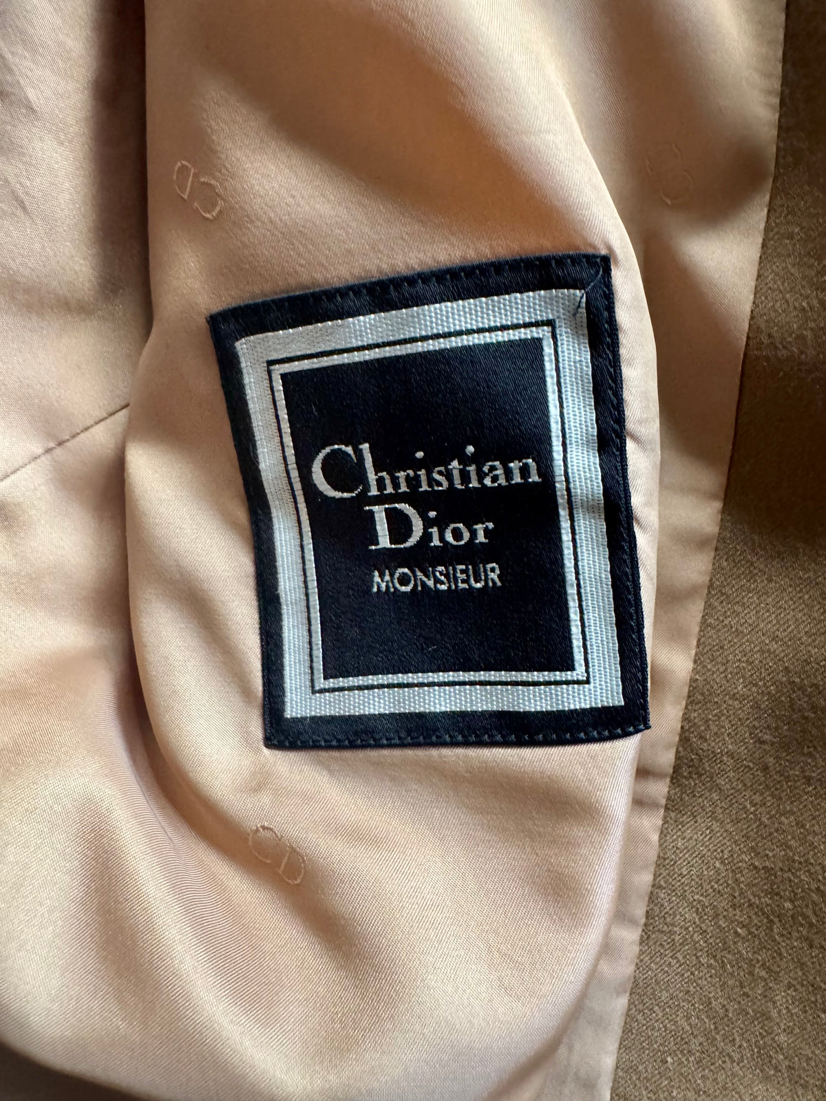 Vintage Dior Wool Blazer - Khaki
