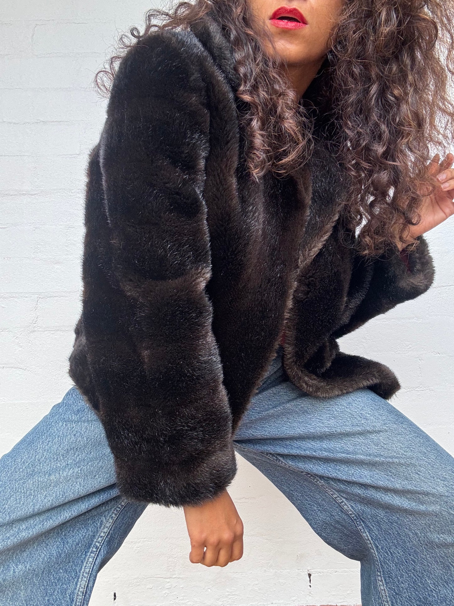 Vintage Faux Fur Jacket
